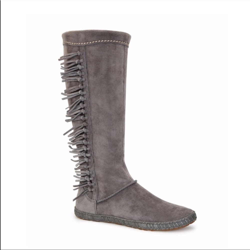 UGG Mammoth Knee-High Fringe Boots